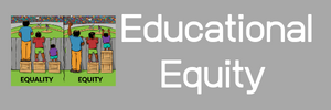 Text reads "Educational Equity" with a link to the site