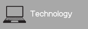Text reads "Technology" in white with a black laptop clipart. Picture is linked to the technology page